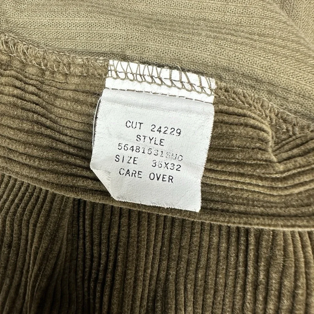 Vintage Polo Ralph Lauren Trousers Mens Cords Corduroy Pants Pleated USA 80s